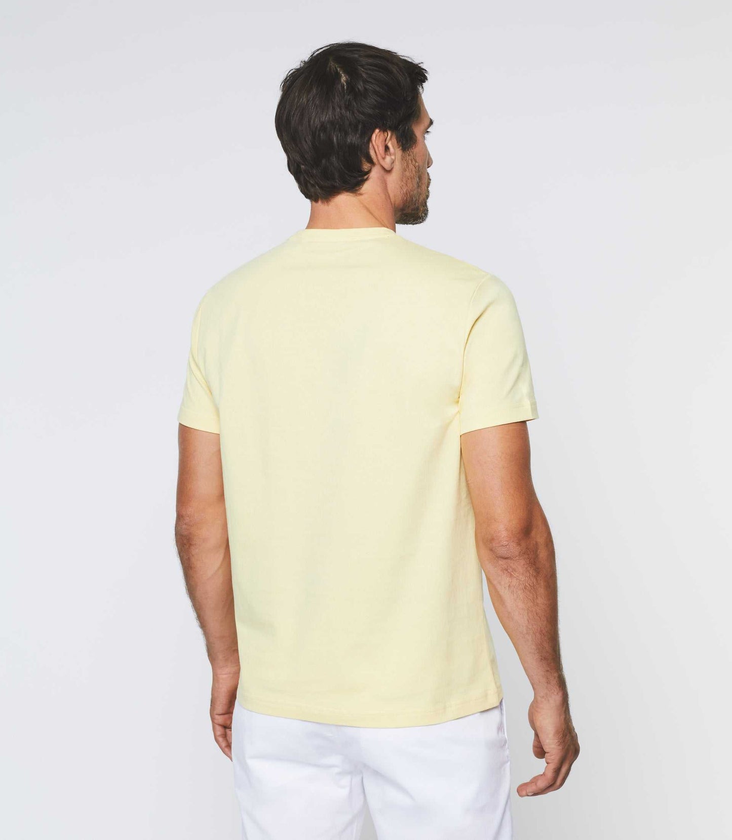 Yellow crew neck T-shirt
