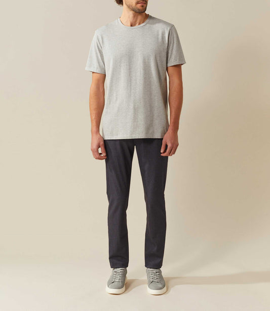 Heather grey crew neck T-shirt “Xana”