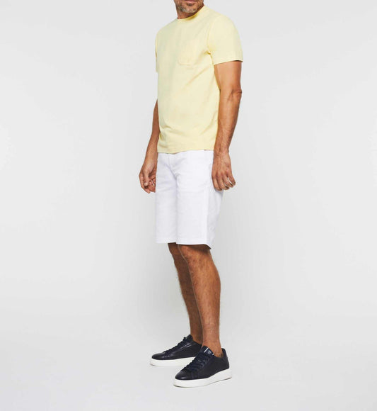 Yellow crew neck T-shirt