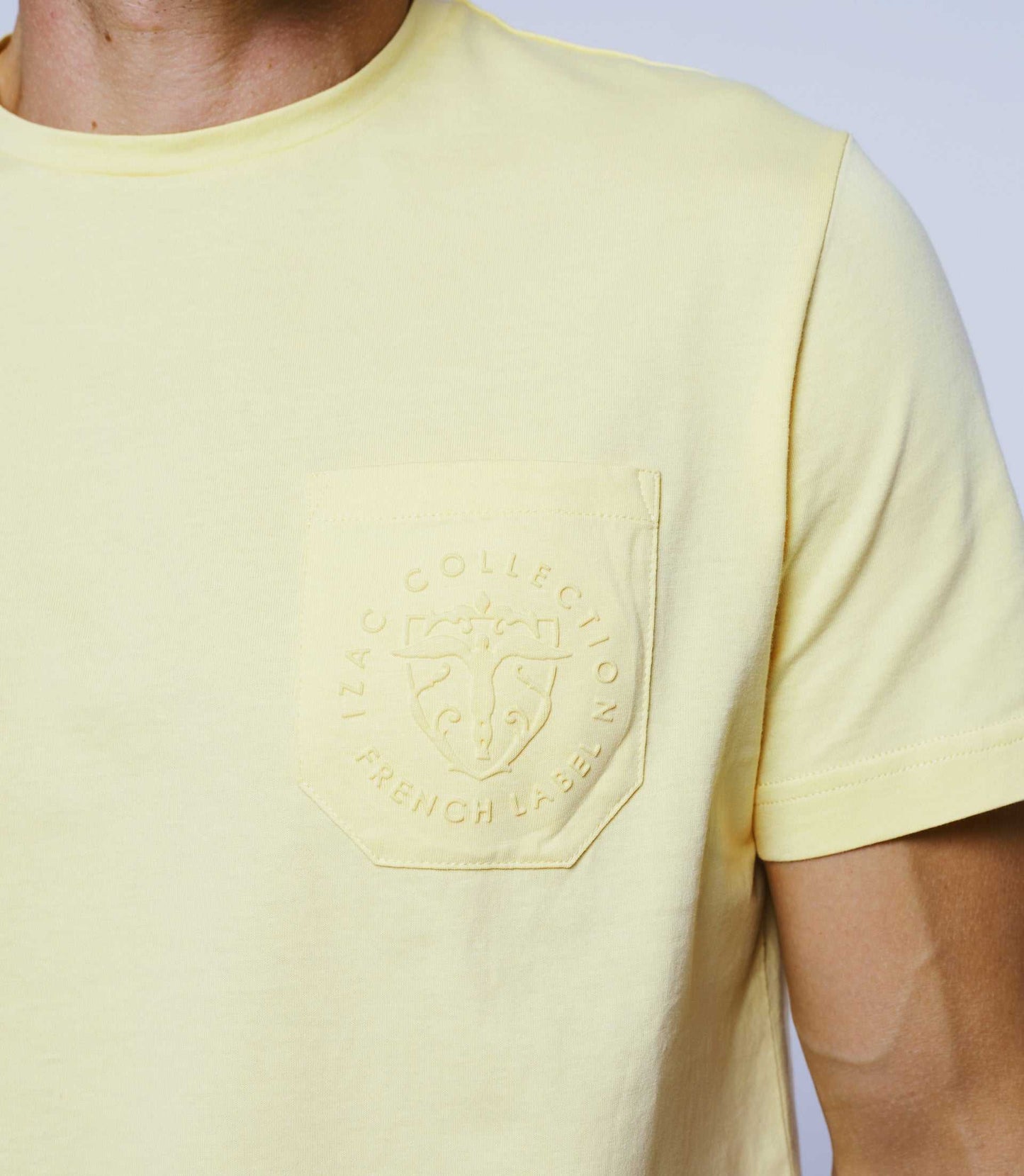 Yellow crew neck T-shirt
